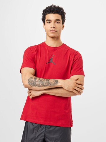 Jordan Shirt 'Jumpman' in Rood: voorkant