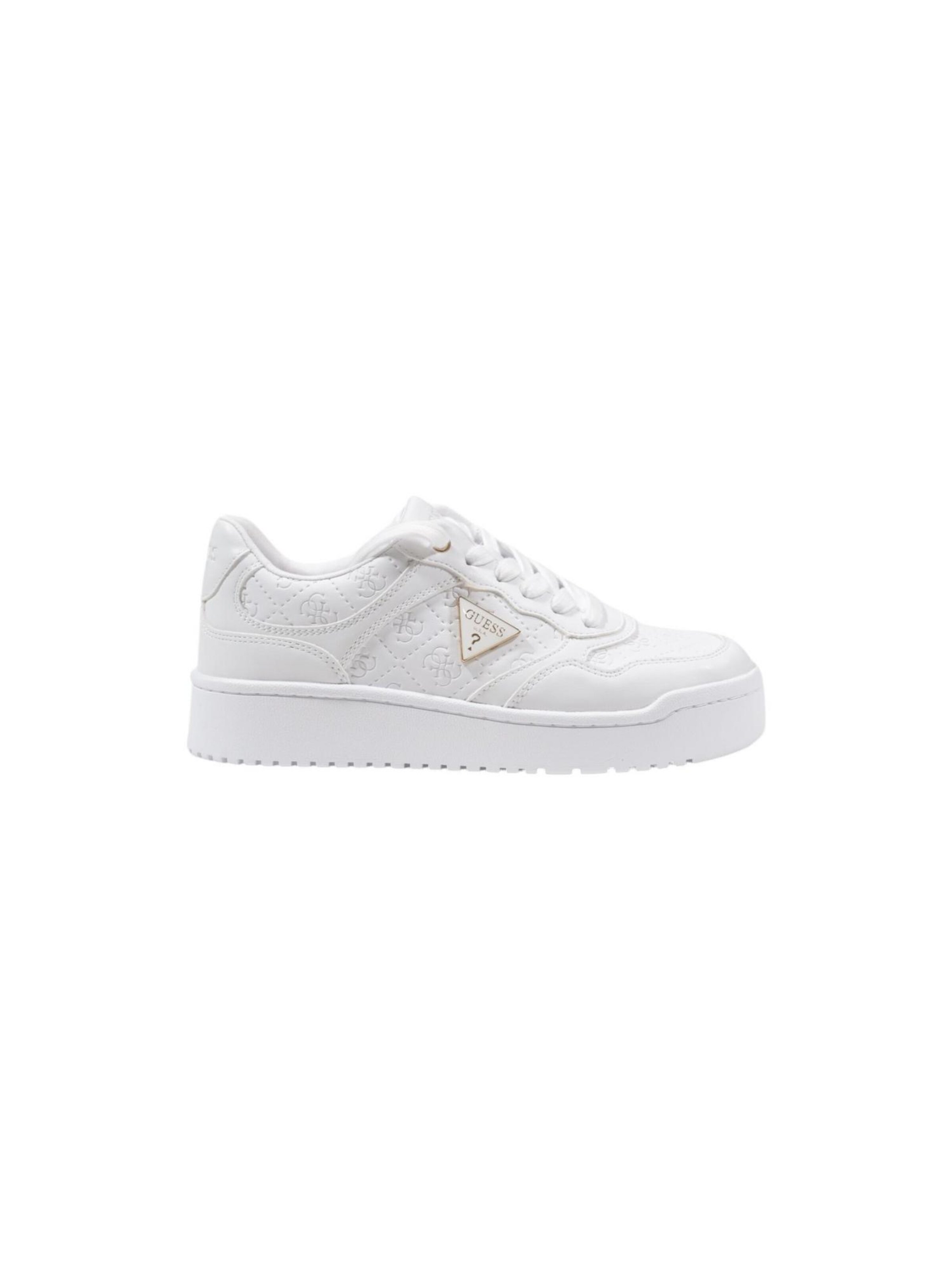 Ballerina 'MIRAM6 FLJMI6 FAL12' di GUESS in bianco: frontale