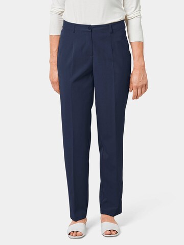 Goldner Loose fit Pants in Blue: front