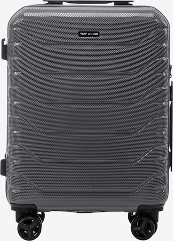 WINGS Trolleys 'PEAFOWL' in Grau: Vorderseite