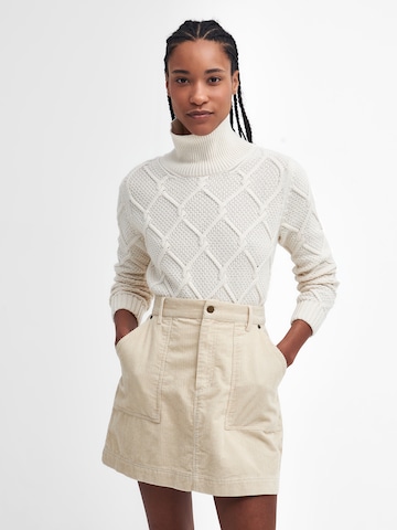Pullover 'Burne' di Barbour in beige: frontale
