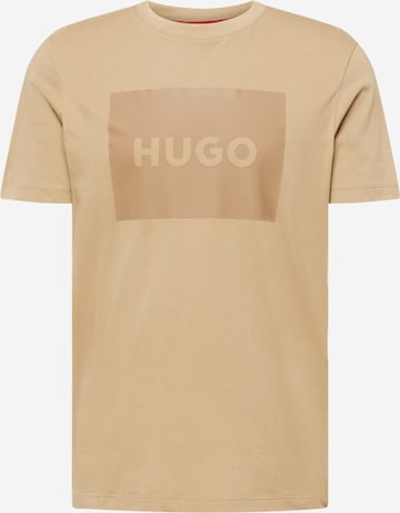 HUGO Red Shirt 'Dulive222' in Bruin: voorkant