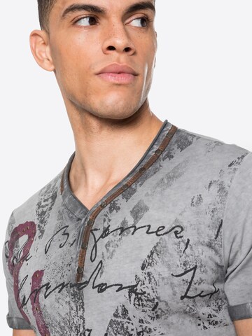 Key Largo - Camiseta 'Riot' en gris