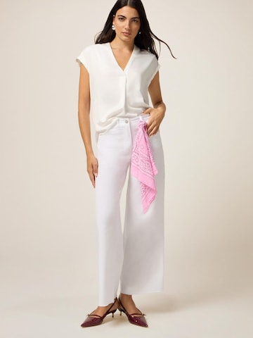 oltre Baggy Trousers in White