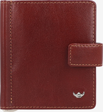 Porte-monnaies 'Colorado' GOLDEN HEAD en marron : devant