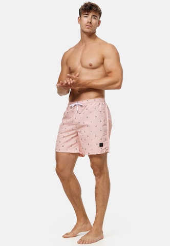 INDICODE JEANS Badehose 'Maya' in Pink