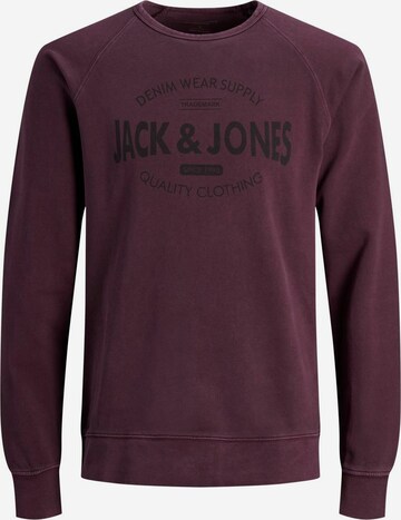 JACK & JONES Regular fit Sweatshirt in Rood: voorkant