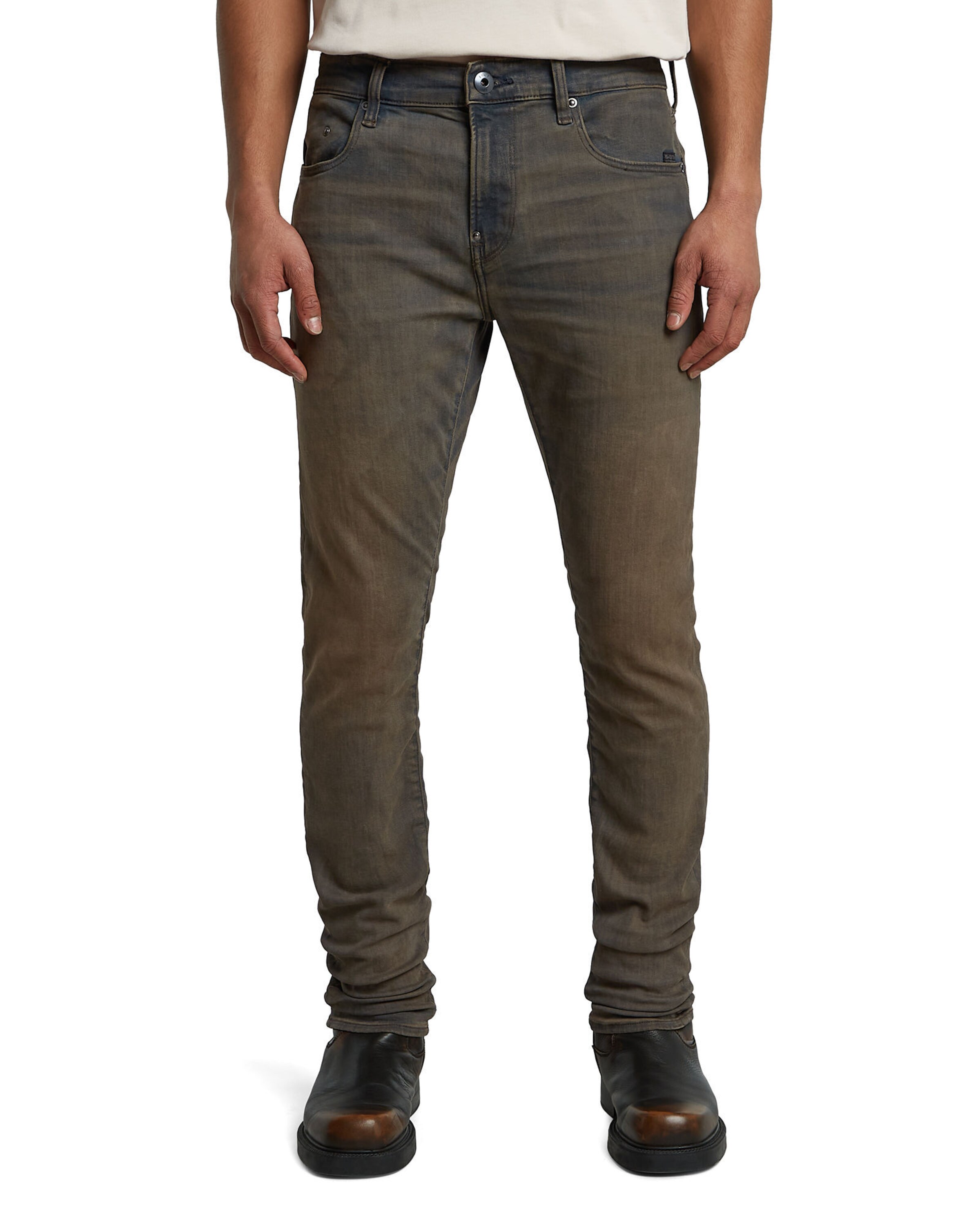 G-STAR Skinny Jeans in Grijs: voorkant