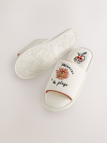 Next Hausschuh in Weiß