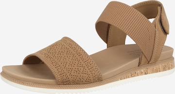 SKECHERS - Sandália 'DESERT KISS' em castanho: frente