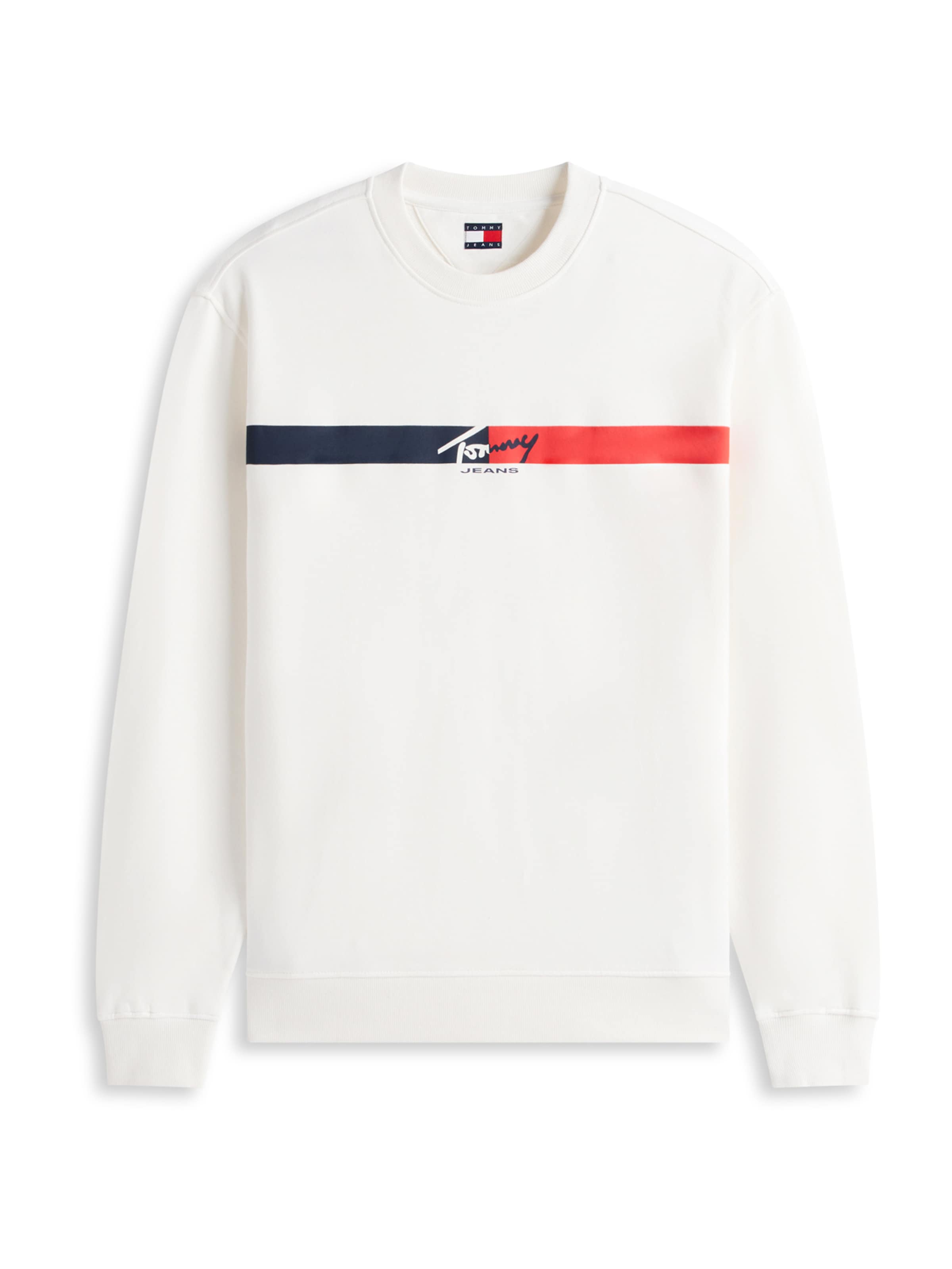Felpa di Tommy Jeans in bianco: frontale