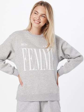 SELECTED FEMME Sweatshirt in Grey