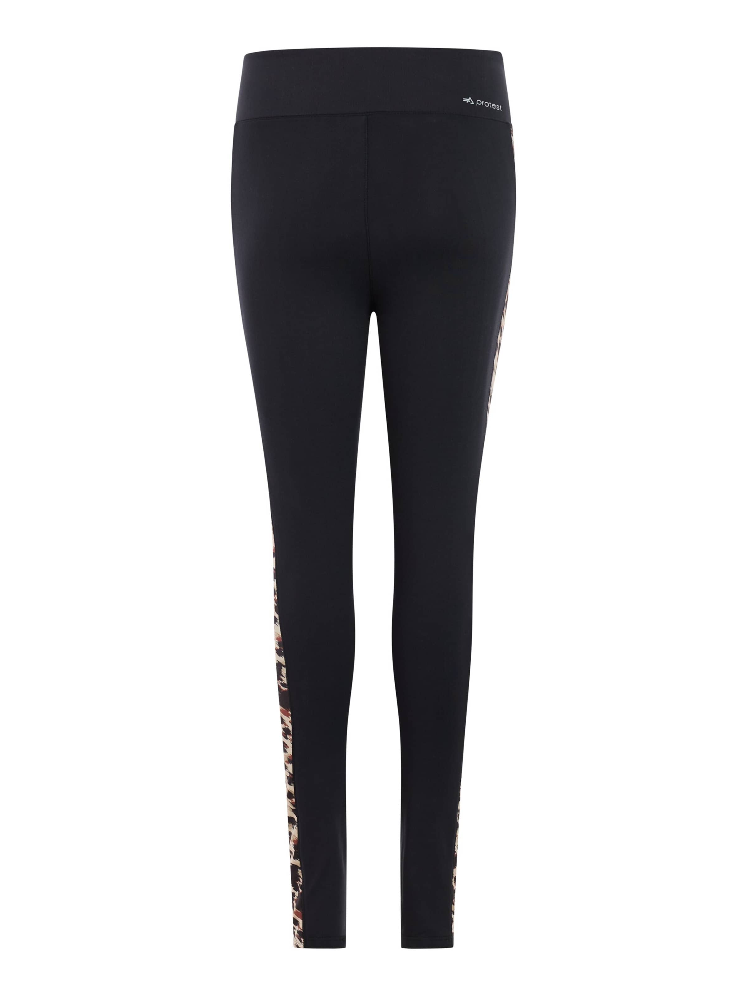 PROTEST Slimfit Sporthose 'PRTAbsorb'‌‌‌‌‌‌ in Braun