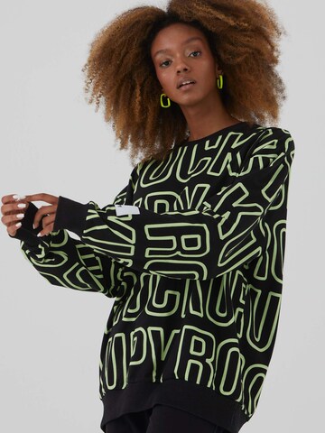 Rockupy Sweatshirt 'Stacy' in Schwarz