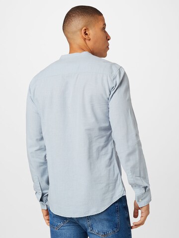 BLEND Slim Fit Hemd in Blau