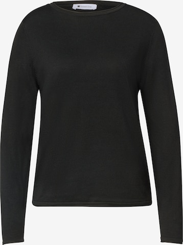 STREET ONE Sweater in Black: front