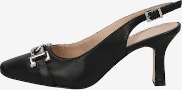 CAPRICE Slingpumps in Zwart