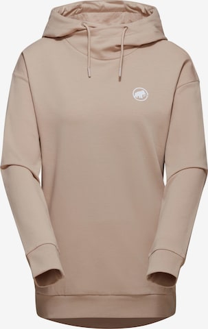 MAMMUT Sportsweatshirt 'Original' in Beige: Vorderseite