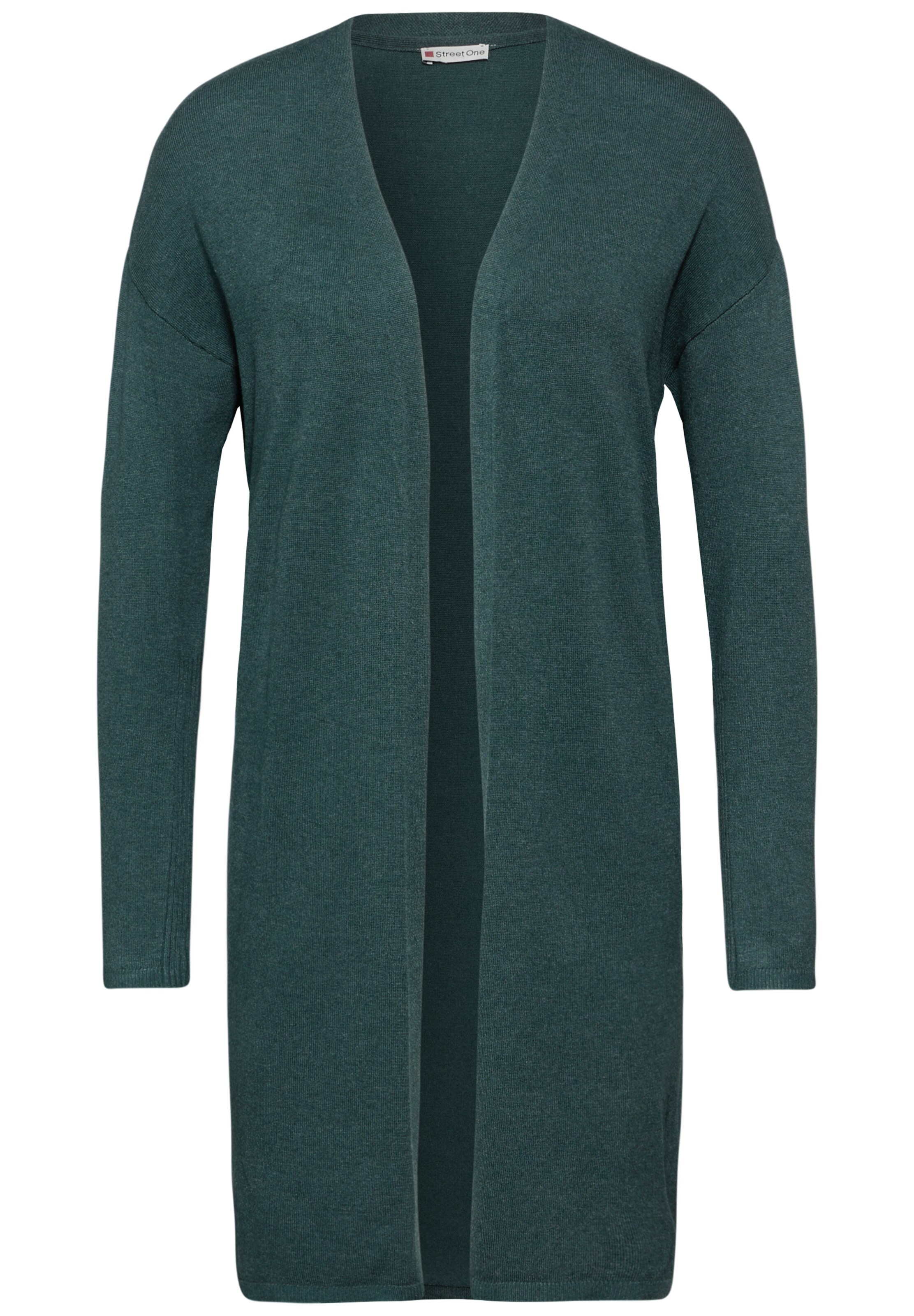 STREET ONE Strickjacke in Grün: Vorderseite