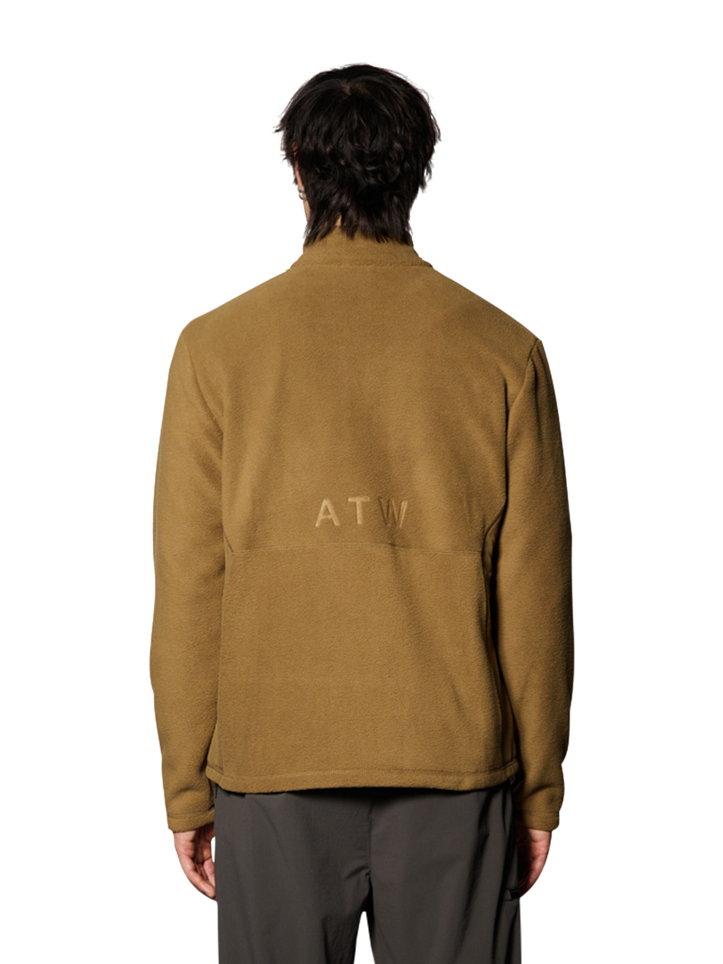 HALO Fleece jas in Bruin