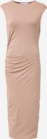 NU-IN Jurk in Beige: voorkant