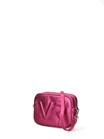 Borsa a tracolla 'Borsa a Tracolla Donna Pelle Laminata con Zip' di Virginia Rhinè in rosa