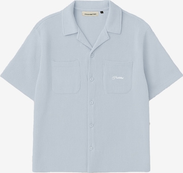 Chemise 'Seaside' Prohibited en bleu : devant