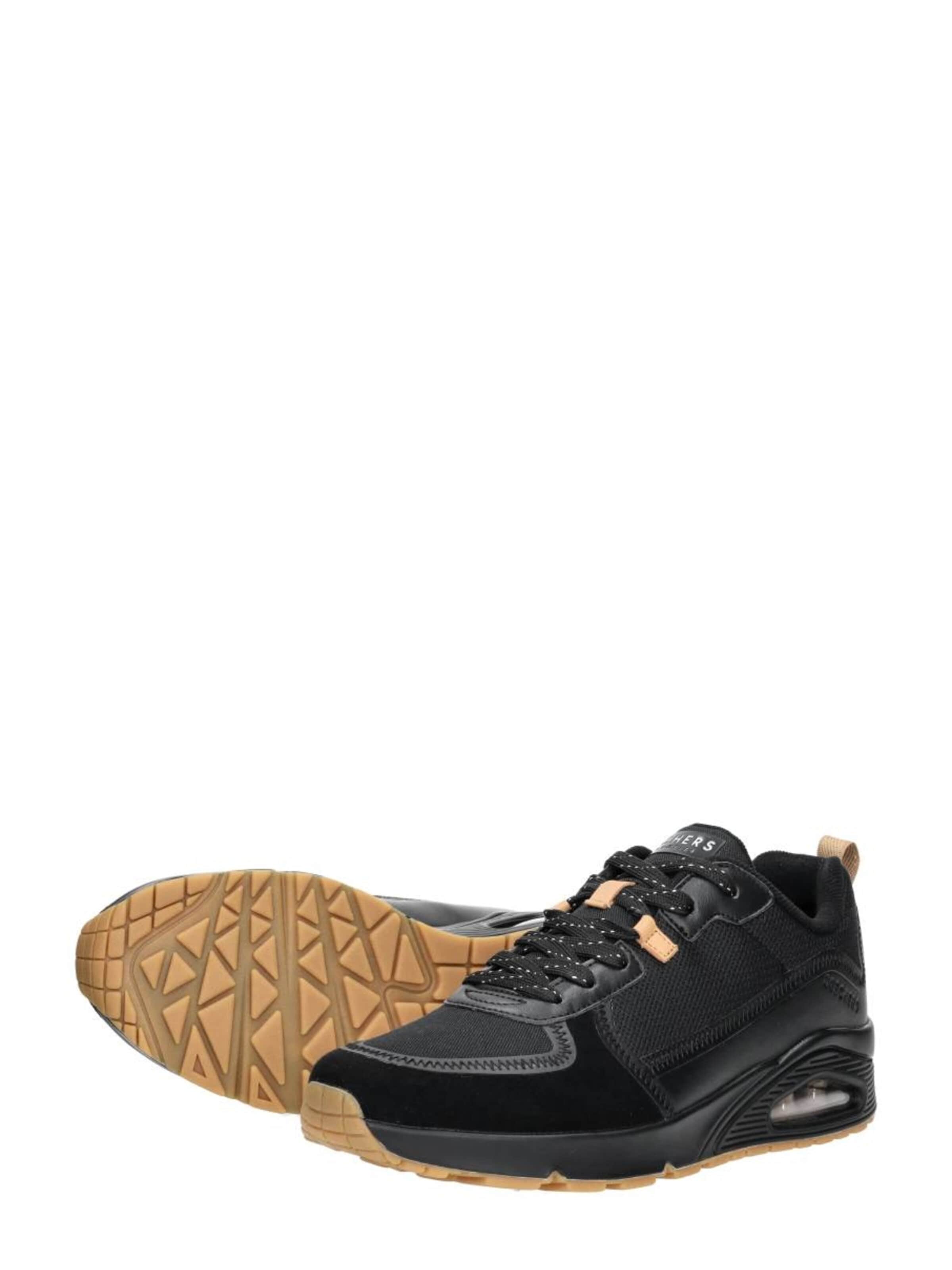 SKECHERS Sneakers laag 'Uno - Layover' in Zwart