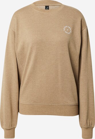South Beach Athletic Sweatshirt in Brown: front