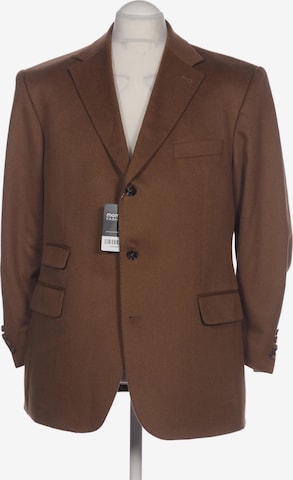 Eduard Dressler Suit Jacket in XL in Brown: front