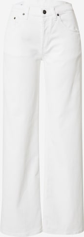 Dondup Wide leg Jeans 'JACKLYN' in Wit: voorkant