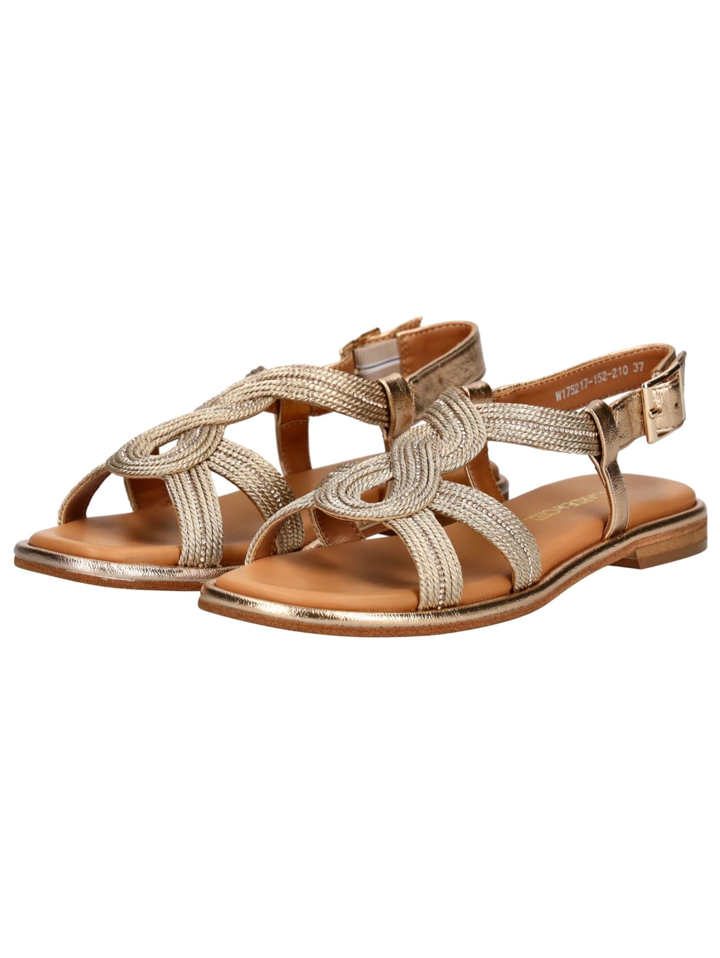 Sandalo con cinturino di Regarde le Ciel in oro