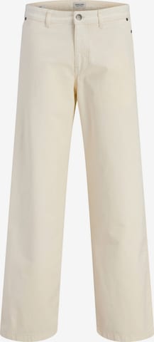 Pantalon JACK & JONES en blanc : devant