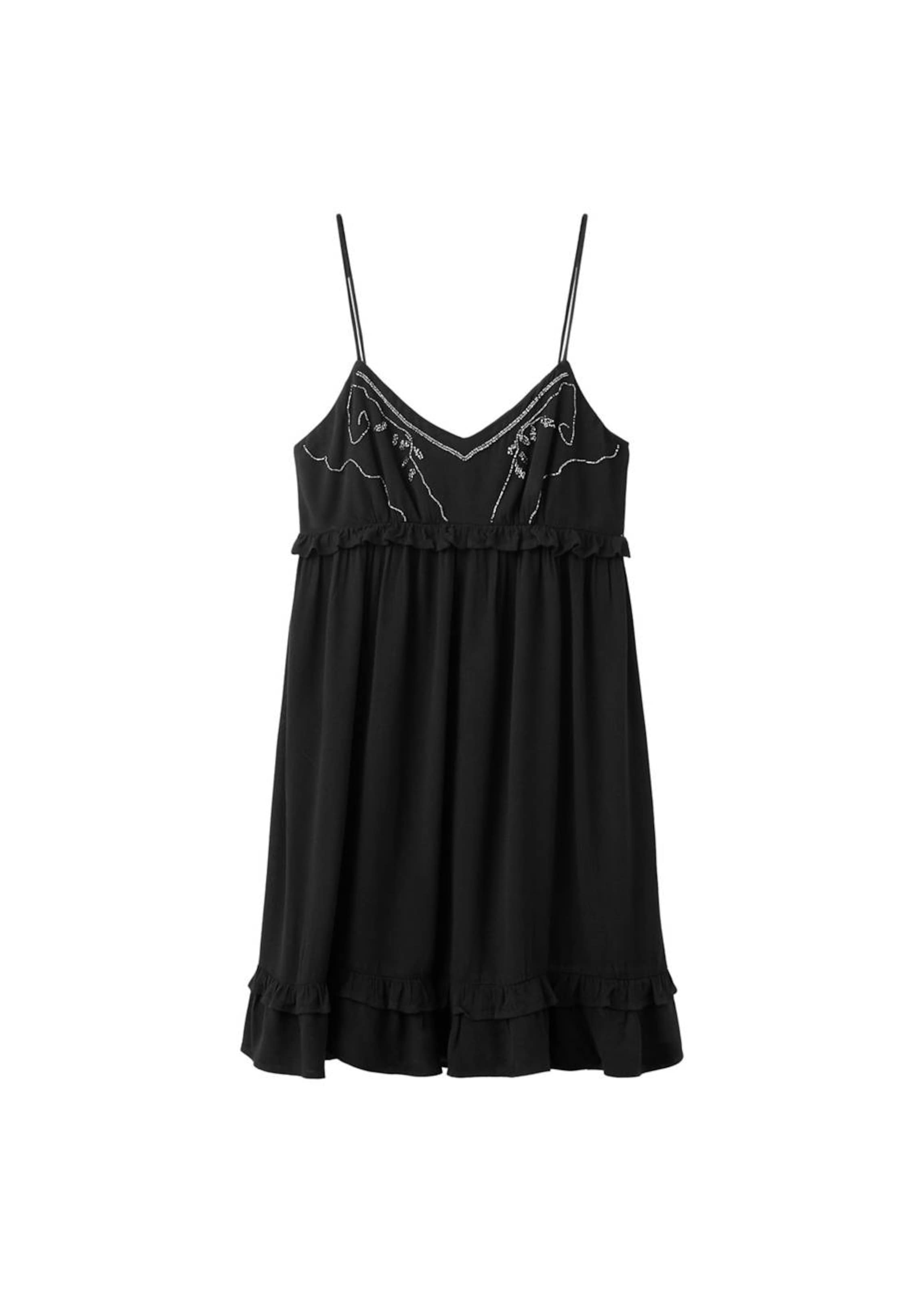 MANGO TEEN Dress in Black: front