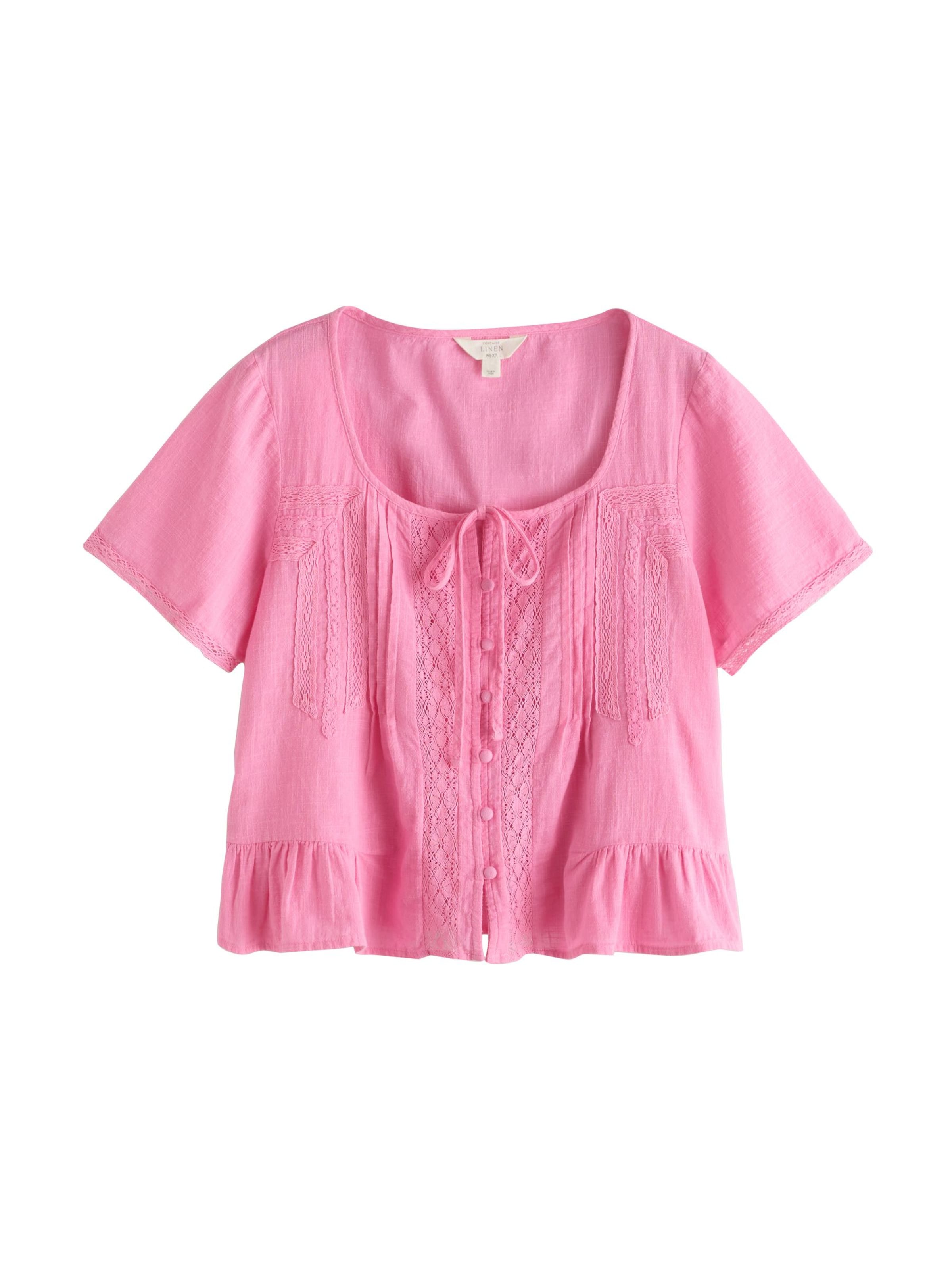 Next Chemisier en XS en rose, Vue avec produit