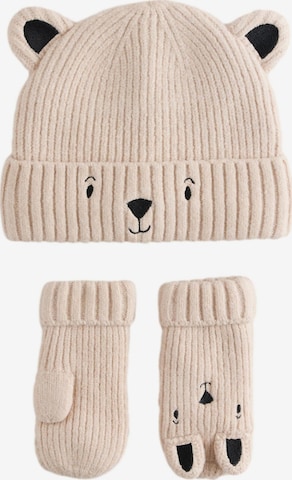 Next - Conjunto en beige: frente