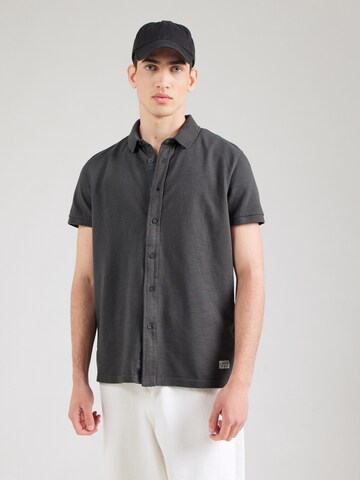 CAMP DAVID Comfort Fit Πουκάμισο σε γκρι: μπροστά