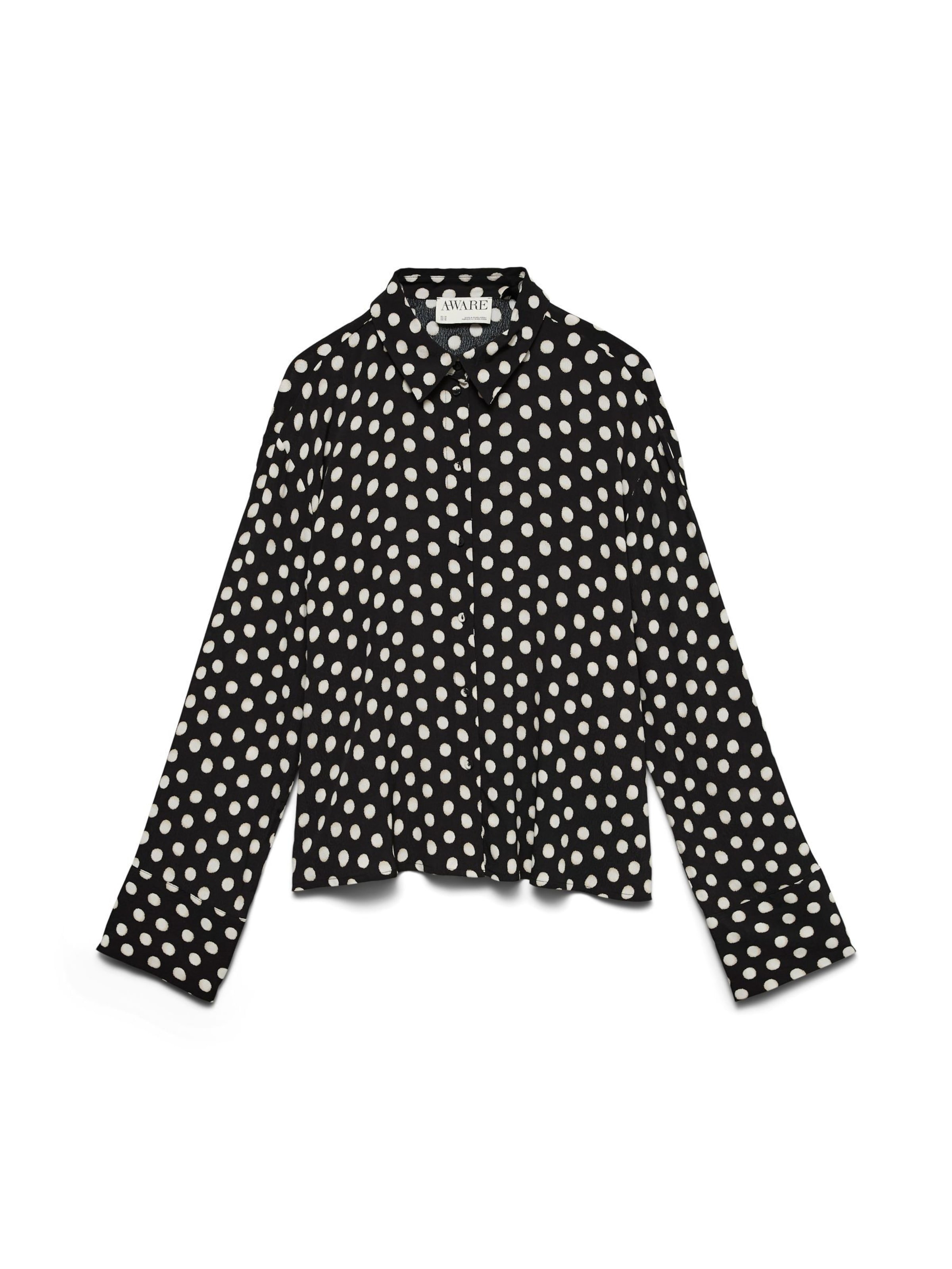 VERO MODA - Blusa 'AWChevelle' en negro: frente