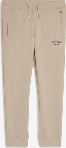 Calvin Klein Jeans Hose 'Stack' in Beige: predná strana