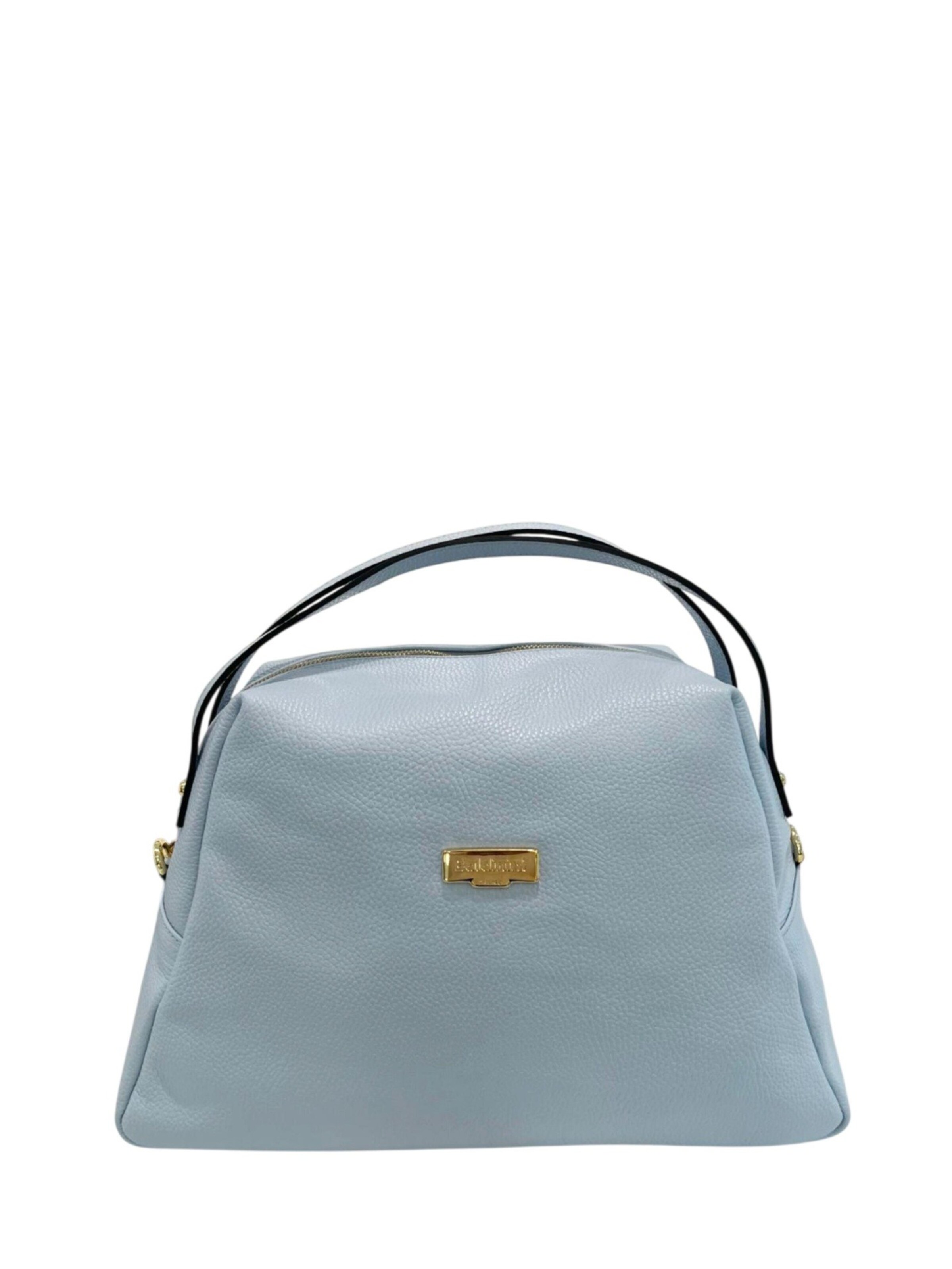 Borsa a mano 'Borsa a mano donna pelle 100% Baldinini Trend Lucca con tracolla' di Baldinini Trend in blu: frontale