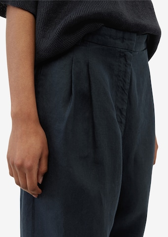 Marc O'Polo Wide leg Pleat-front trousers in Blue