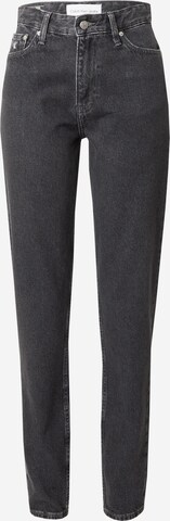 Calvin Klein Jeans - Regular Calças de ganga 'MOM JEAN' em cinzento: frente