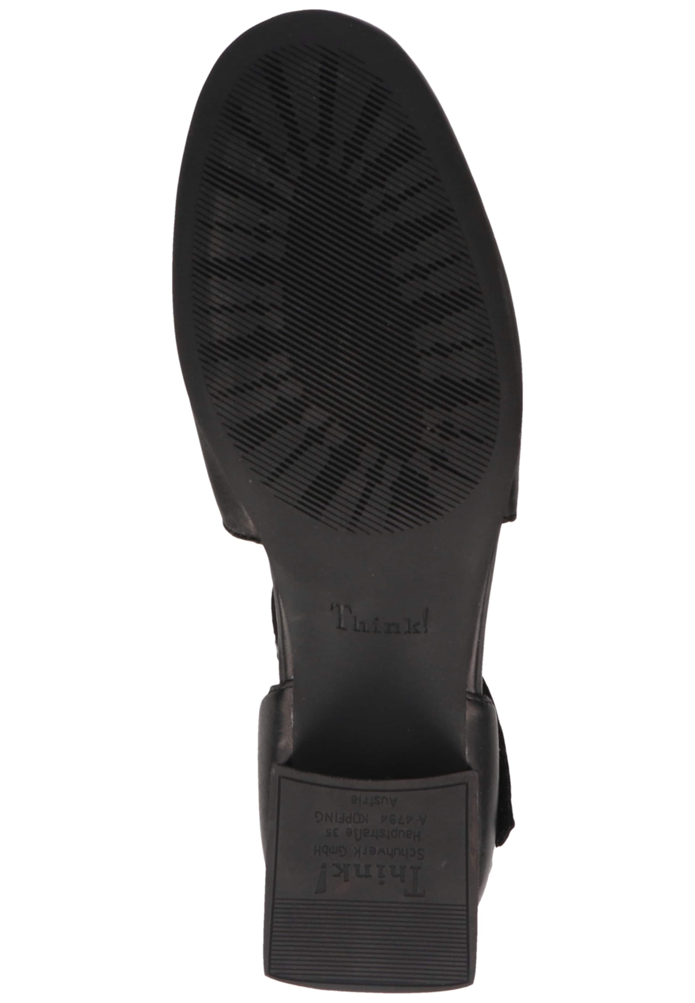 THINK! Pumps met hoge voorkant in Zwart