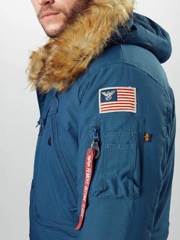 mėlyna ALPHA INDUSTRIES Žieminė parka 'Polar'