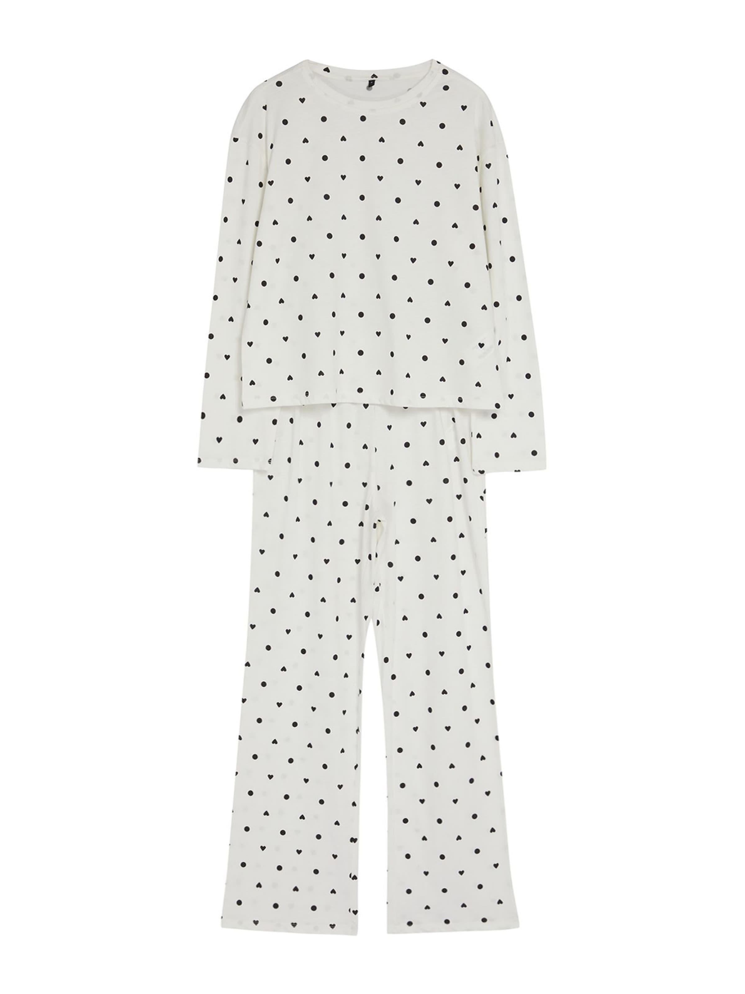 Pijama de la Trendyol pe bej: față