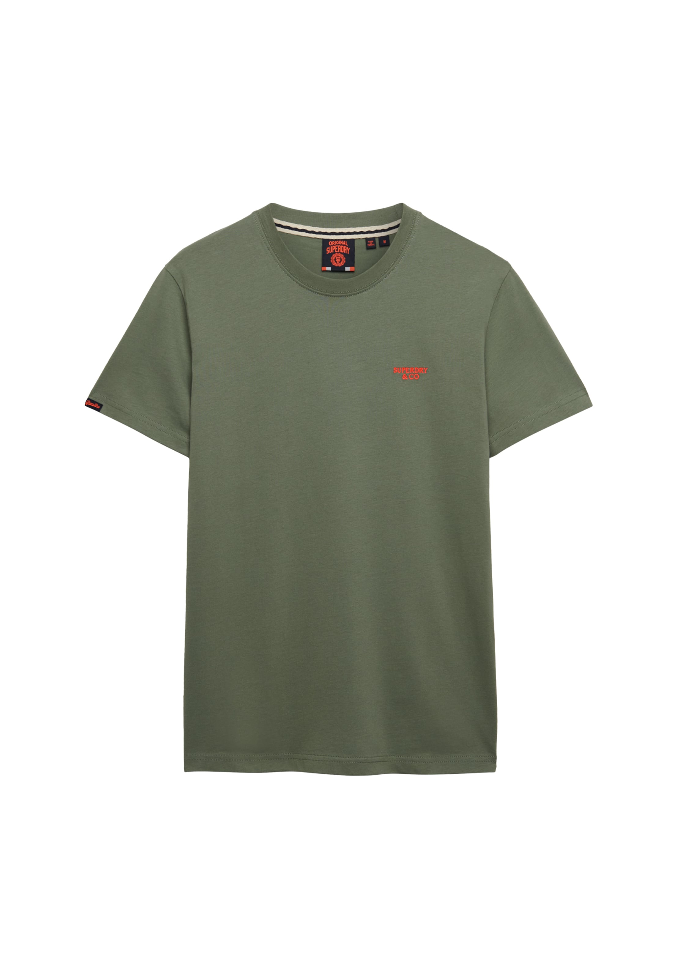 T-Shirt 'Essential' Superdry & Co en vert : devant