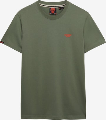 T-Shirt 'Essential' Superdry & Co en vert : devant