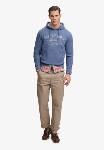 Superdry & Co Sweatshirt 'Lo-Fi Dockside' in Blauw