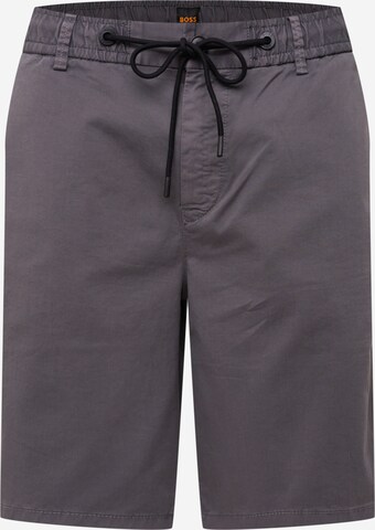BOSS Kalhoty 'Taber' – šedá: přední strana