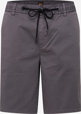 BOSS Orange Pants 'Taber' in Grey: front